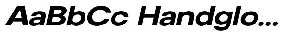 Noverion Sans Bold Slanted Expanded image