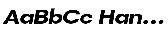 DTF Vectra Neue Bold Semi Expanded Italic image