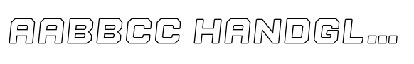Nostromo Heavy Italic Outline image