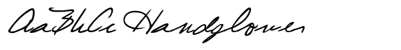 Laszlo Handwriting image