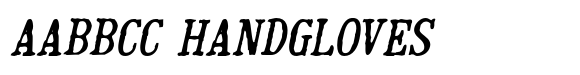 Unnerving JNL Oblique font sample