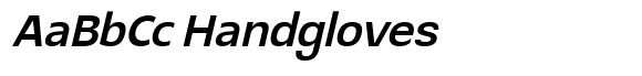 Glorytalk Sans Semi Bold Italic image
