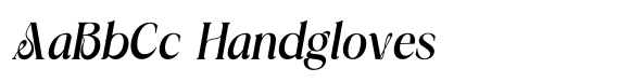 Bellavie Italic font sample