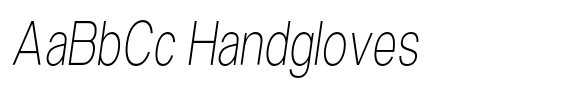 Grento Extra Light Condensed Slanted image