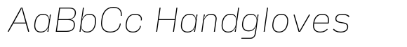 Fixo Thin Italic font sample