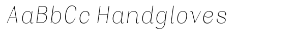 Juligraf Sans Thin Condensed Italic image