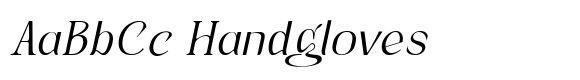 Avander Light Italic font sample