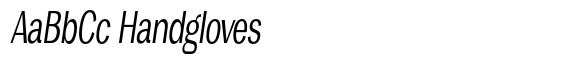 Degora Extra Condensed Slant image