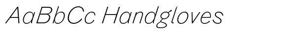 Gurky Grotesque Extra Light Italic image