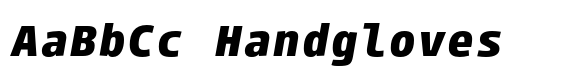Paradroid Mono Extra Bold Italic image