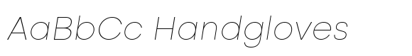 Altone Thin Oblique font sample