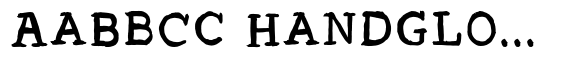 Acrylic Hand Serif Regular font sample