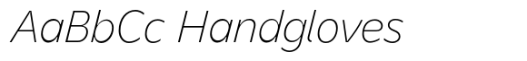 Bernadete Extra Light Italic image