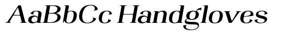 Adhesian Soft SemiBold Expanded Italic image