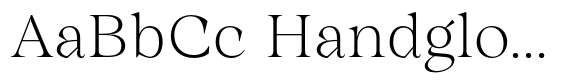 Winzer Serif Thin image