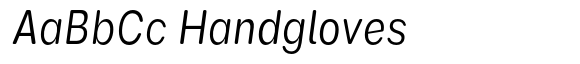 Eunabil Soft Light Condensed Italic image