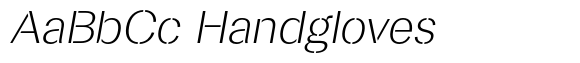 Dean Stencil Normal ExtraLight Italic image