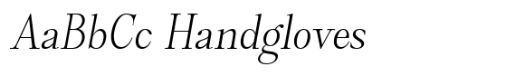 Castlon Light Contrast Condensed Slant image