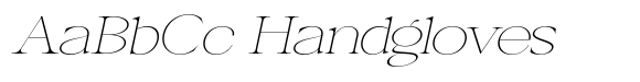 Canella Thin Expanded Italic image