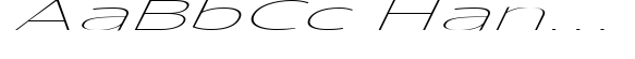 Glorytalk Sans Soft Thin Italic Extra Expanded image