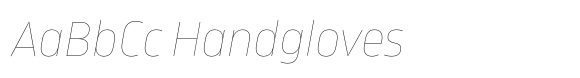 Karibu Hairline Italic image