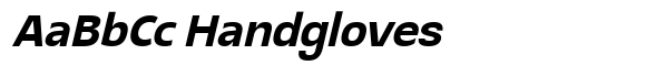 Glorytalk Sans Bold Italic image