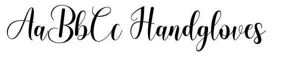 Handion font sample