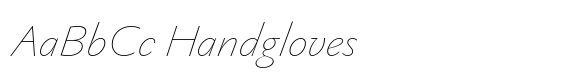Gaultier Thin Italic font sample