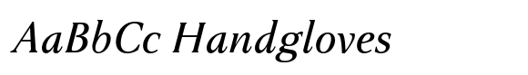 Haverj Italic image