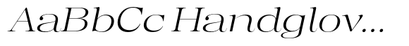 Regaris Plain Light Expanded Italic image