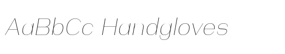 Bunnathikarn Loopless Thin Italic image