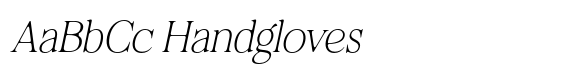 Felgiora Soft Thin Italic image