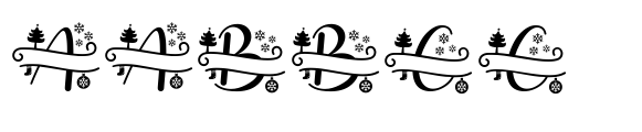 Stunning Christmas Monogram image