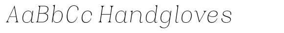 Juligraf Serif Thin Semi Condensed Italic image