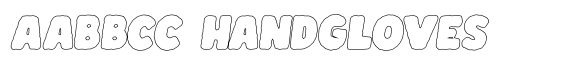 Hazard Otter Scratch Outline Italic image