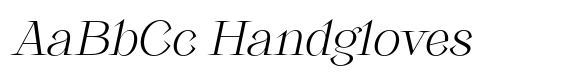 Ribka Italic font sample
