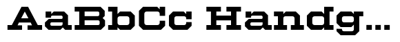 Hattrick Serif Bold Expanded image