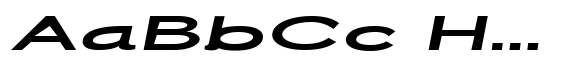 Montriv Extra Bold Expanded Italic Min image