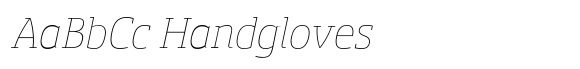 Sancoale Slab Soft Normal Thin Italic image