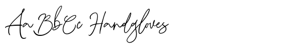 Mahistri Signature font sample