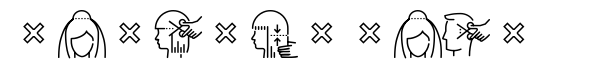 Square Line Icons Service Hair image