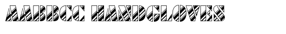 Futura Black Art Deco Std Stripes Dia font sample