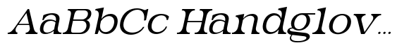 Vellmique Thin Extra Expanded Italic image