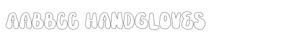 Bubble Dubble family Outline font sample