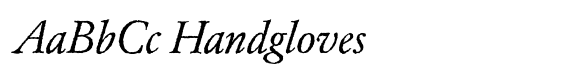 Garamond Rough Pro Regular Italic font sample