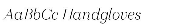 Allrounder Didone Big Light Italic font sample