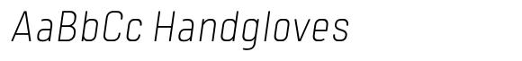Tomkin Condense ExtraLight Italic image