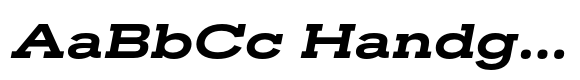Hefring Slab Wide Bold Italic image
