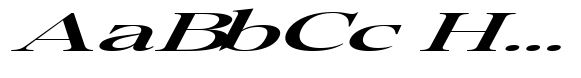 Pichellsio Semi Bold Italic Extra Expanded image