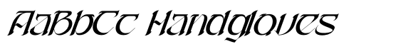Absa Blackletter Italic font sample